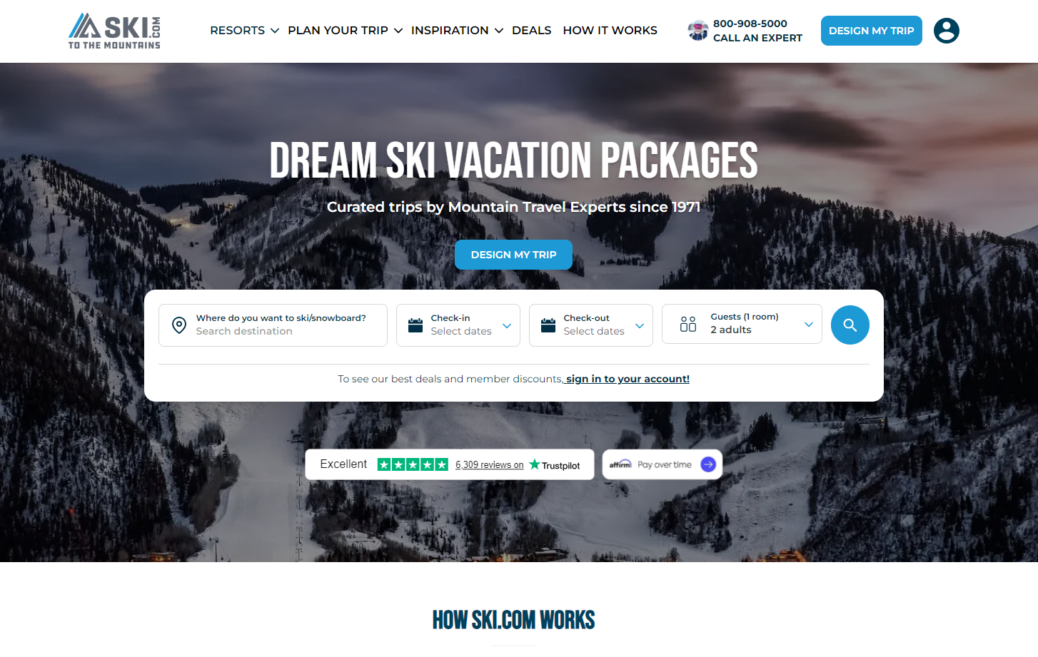 Ski Vacation Platform